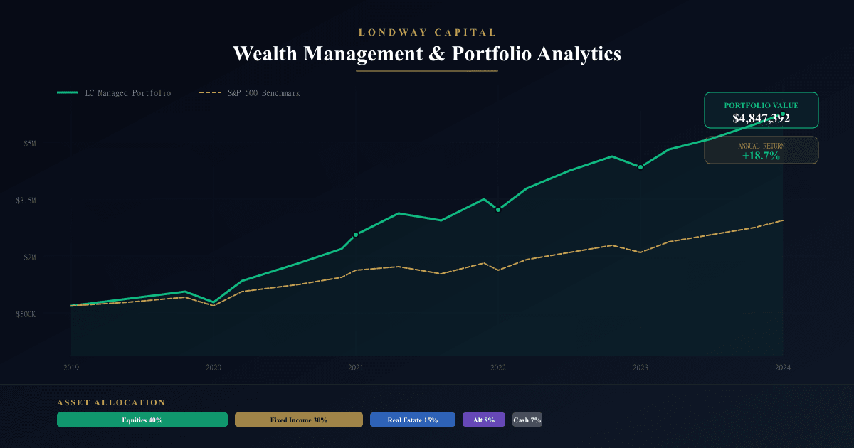 Londway Capital wealth management portfolio analytics and 5-year growth performance